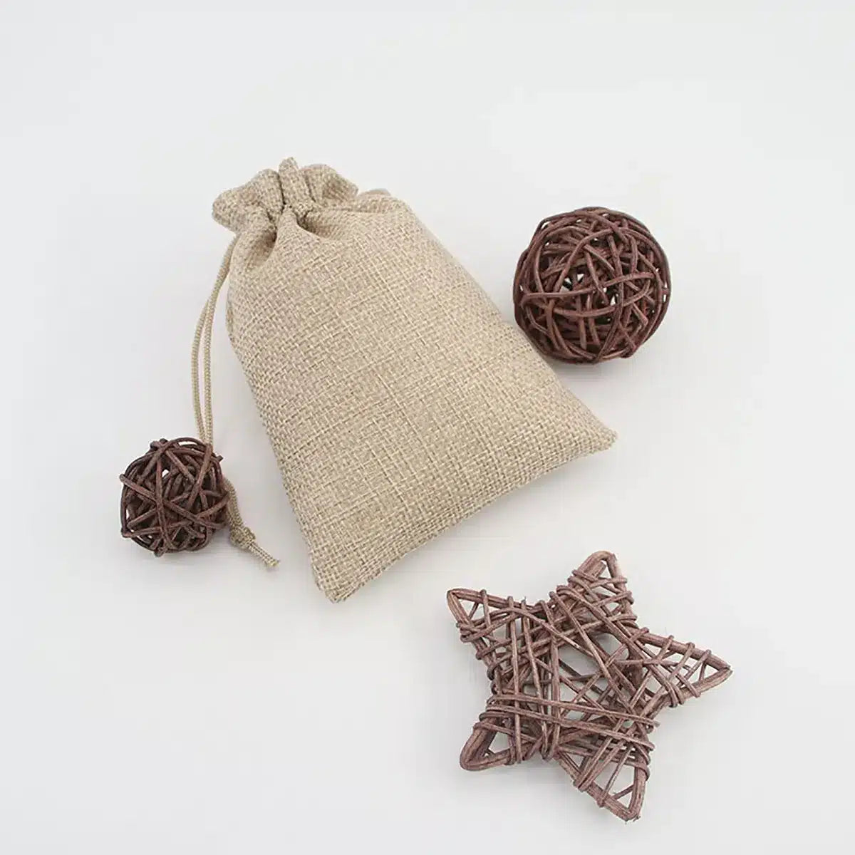 Sac en Toile de Jute Éco-Responsable pour Café et Cadeaux 25x30CM - vue 6