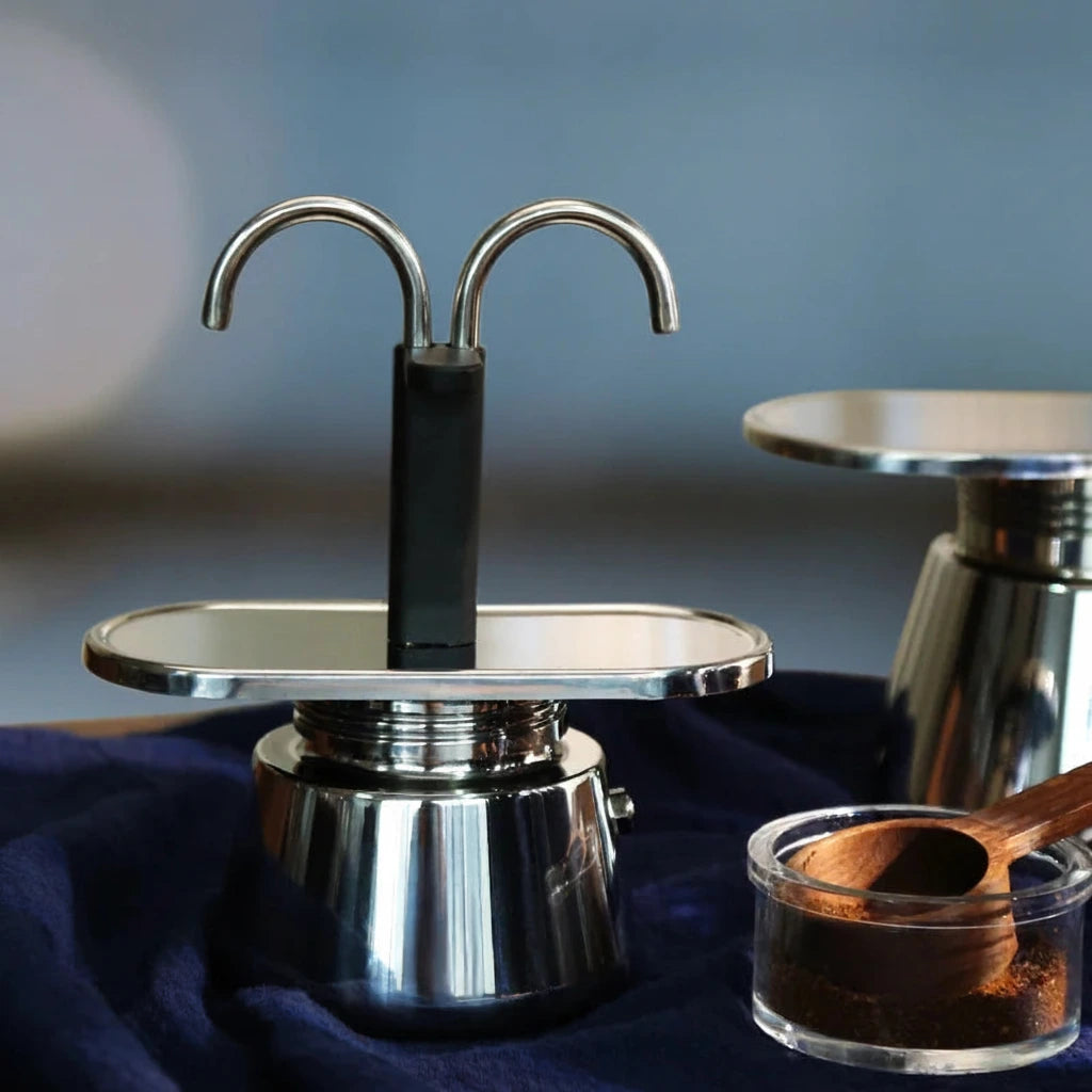 Moka Espresso en Acier Inoxydable 50ML et 200ML - vue 3