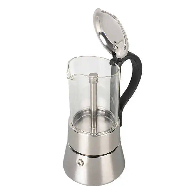 Cafetière Italienne en Inox Design Moderne 6 Tasses - vue 5