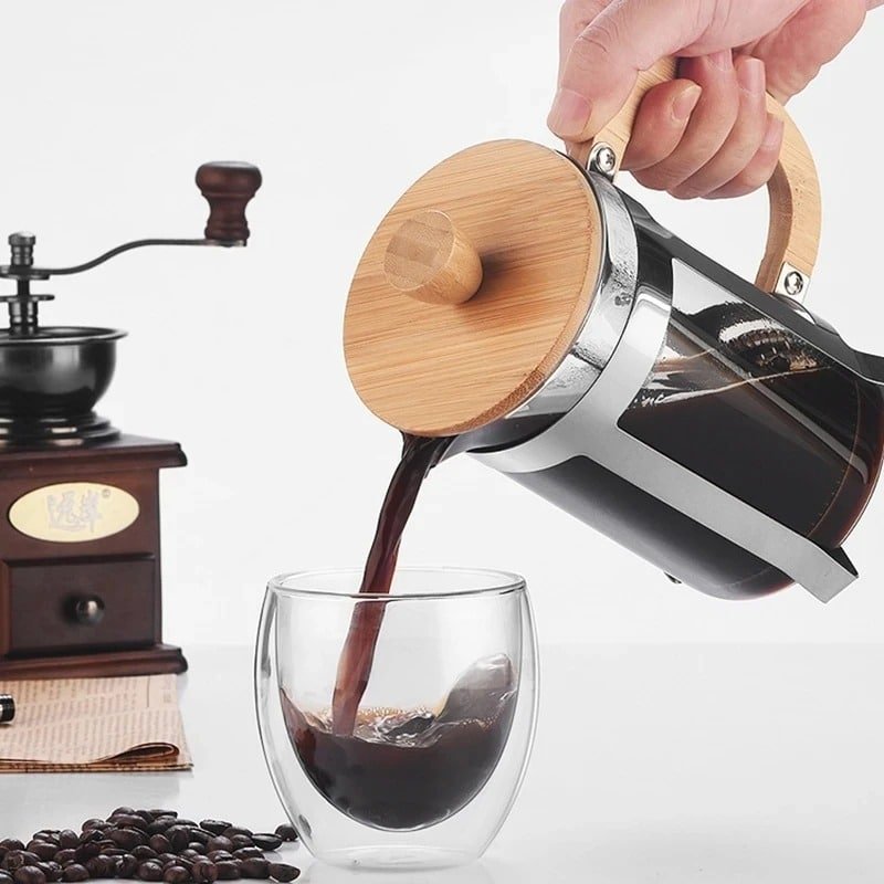 Presse à Café en Verre et Acier Inoxydable 350ML - vue 3