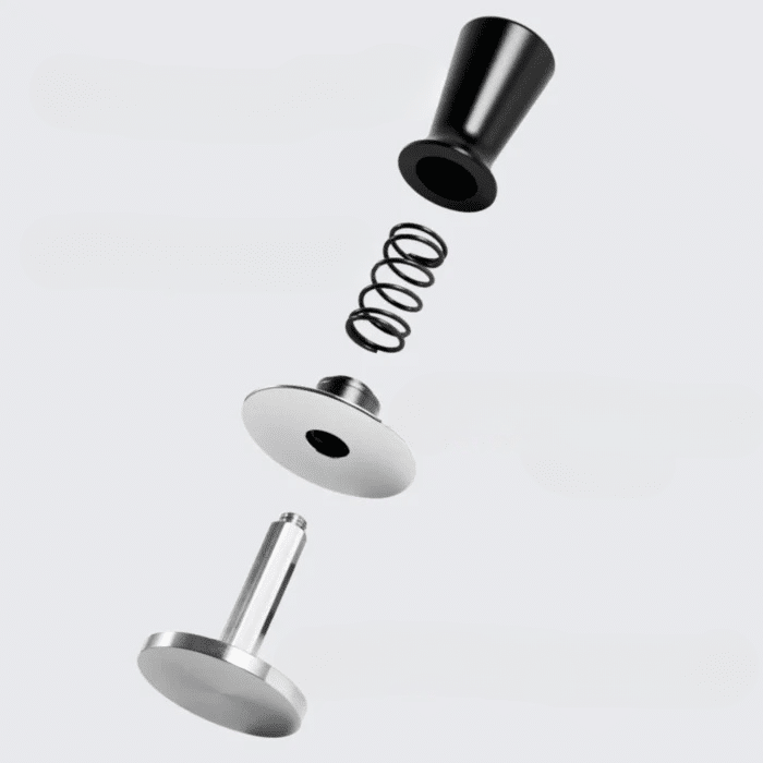 Tamper Café Ergonomique en Acier Inoxydable avec Ressort Calibré - vue 3