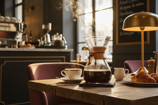 La Chemex : élégance et clarté dans la tasse