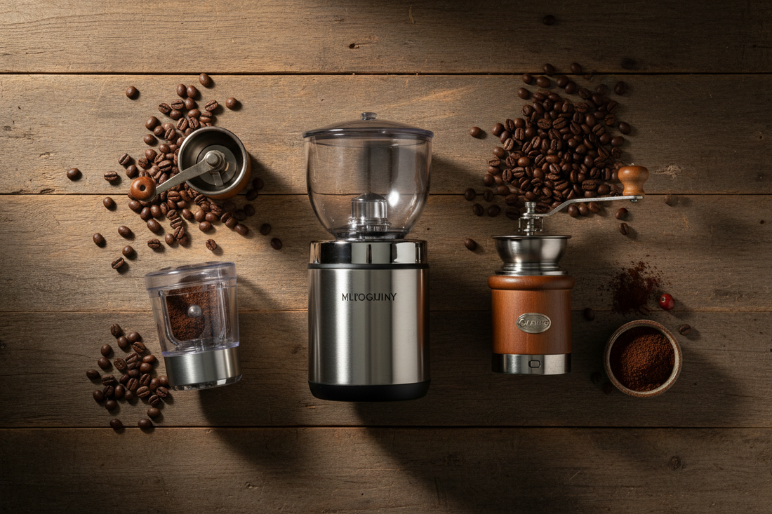 Comment choisir son moulin à café ? Manuel vs électrique — guide complet | L'Atelier Café