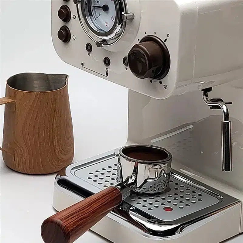 Porte-Filtre Delonghi en Acier Inoxydable 51MM avec 2 Oreilles - vue 2