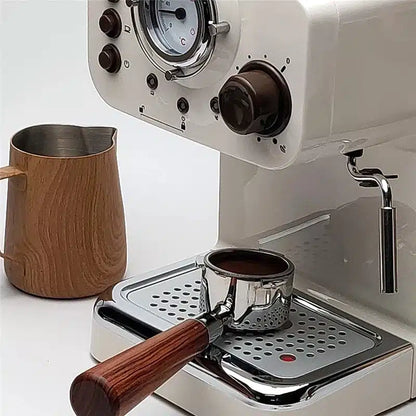 Porte-Filtre Delonghi en Acier Inoxydable 51MM avec 2 Oreilles - vue 2