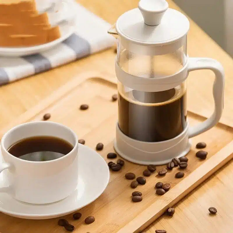 Presse à Café Manuel en Acier Inoxydable avec Filtre 350ML - vue 1