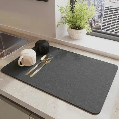 Tapis de Cuisine Super Absorbant en Microfibre Antidérapant 60x40CM - vue 2