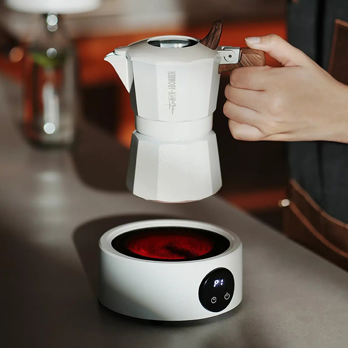Mini Poêle Électrique à Café 800W - Chauffage Rapide et Uniforme - vue 4
