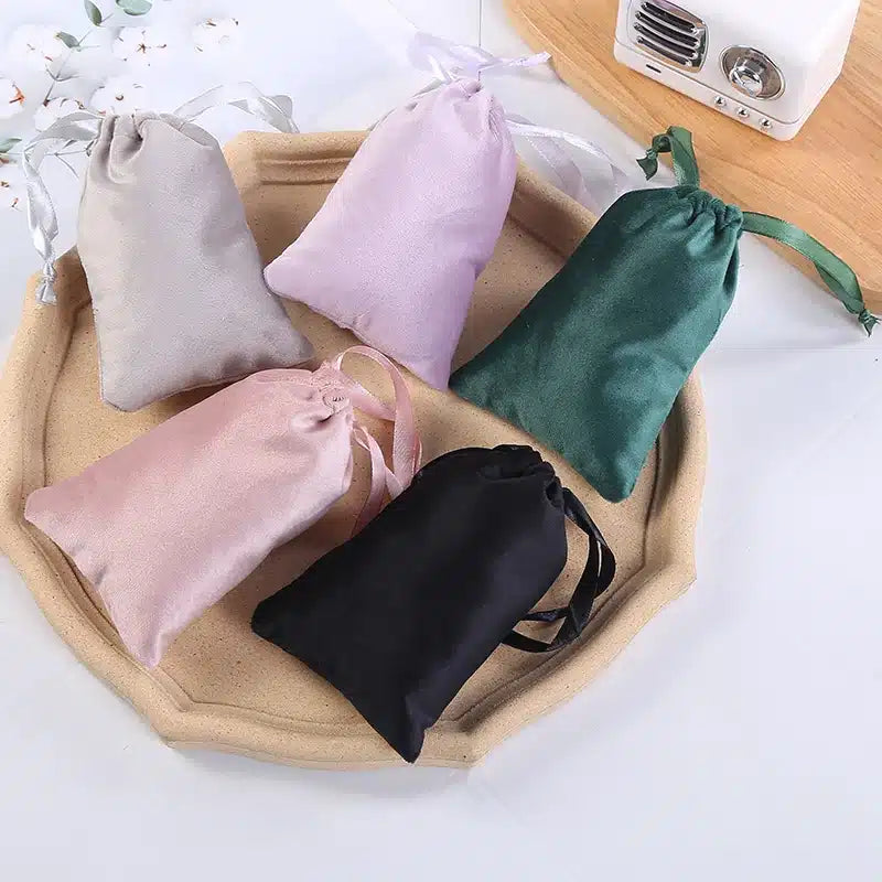 Pochettes en Velours pour Dosettes de Café - Lot de 10 pièces 10x15cm - vue 3