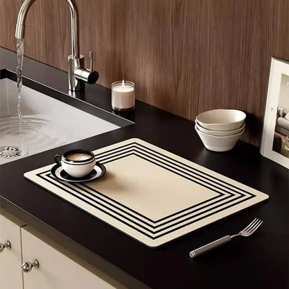 Tapis de Vidange Café en Silicone Haute Absorption 40x30CM - vue 4