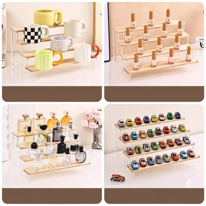 Présentoir en Bois Massif Élégant pour Café 30x20x10CM - vue 6