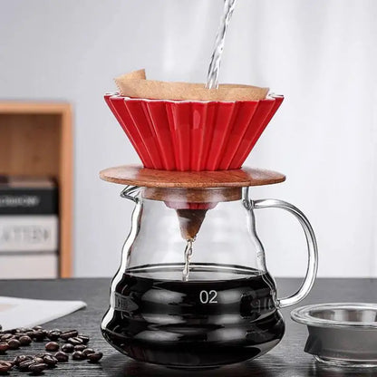 Goutteur de Café en Céramique Origami Design Élégant 400ML - vue 4
