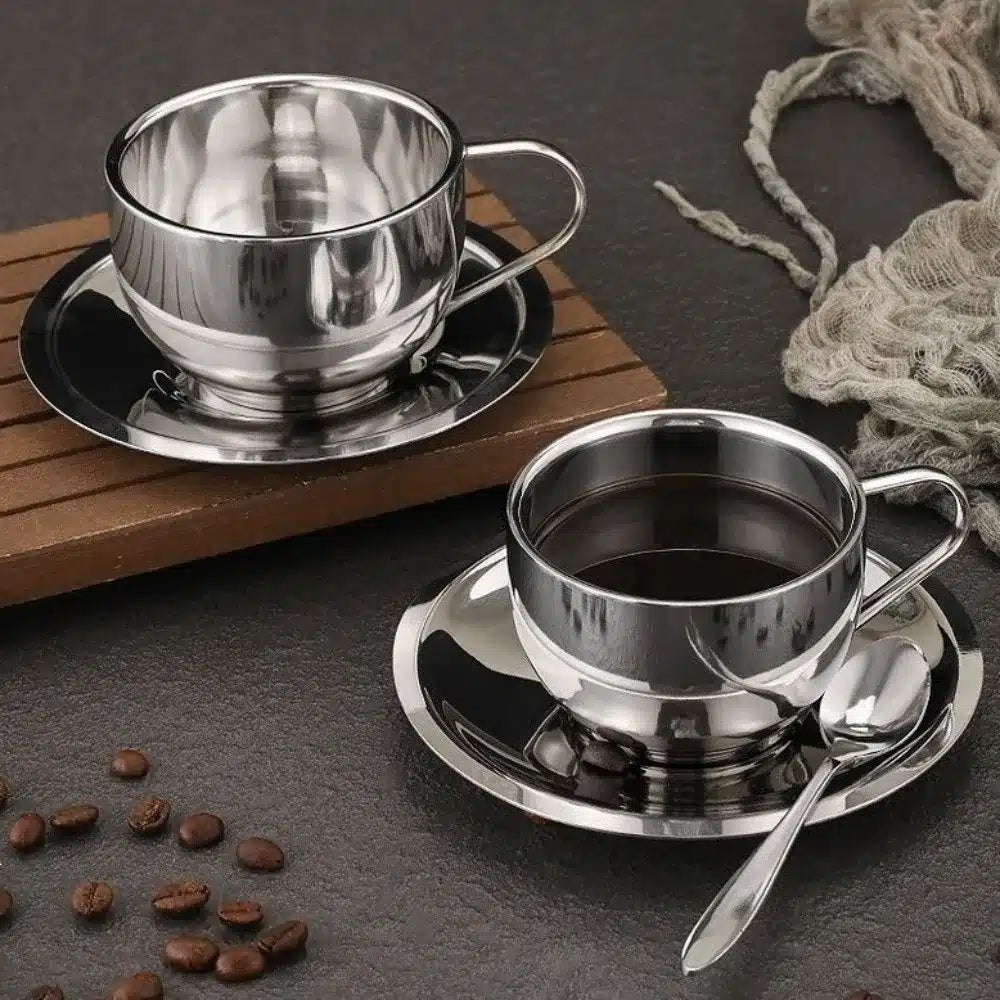 Tasse à Café en Acier Inoxydable 180ML - 200ML - 280ML - vue 4