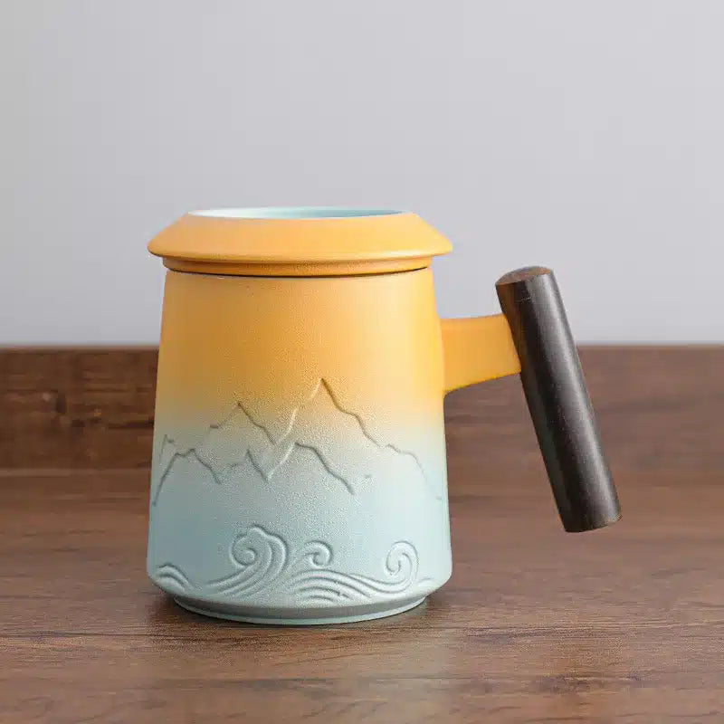 Tasse à Café Rétro en Céramique Élégante 250ML - vue 3