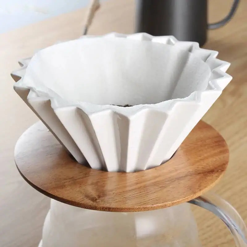 Goutteur de Café en Céramique Origami Design Élégant 400ML - vue 5