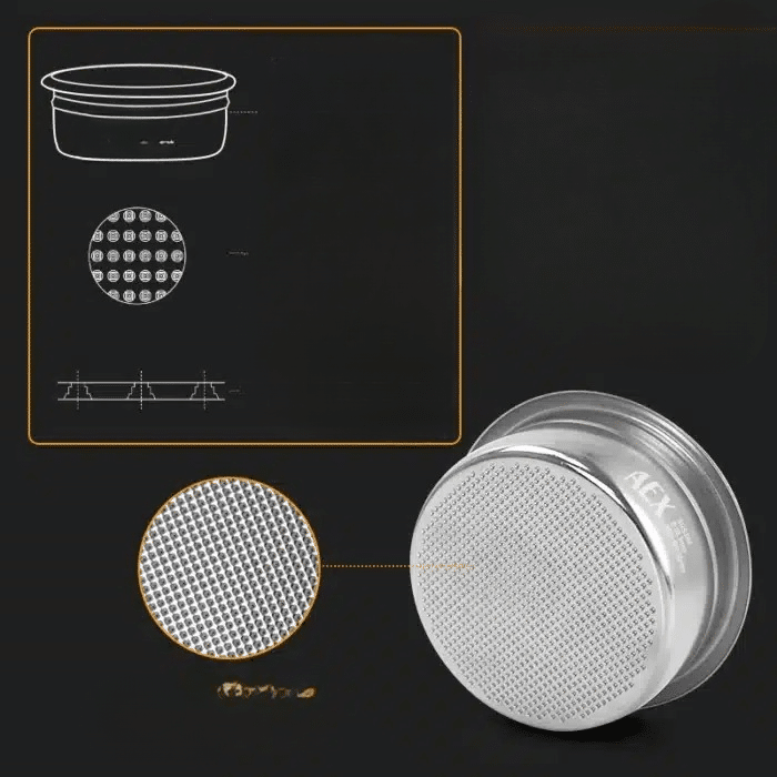 Panier de Filtre à Café 58MM pour Préparation Précise - 18g/22g - vue 2