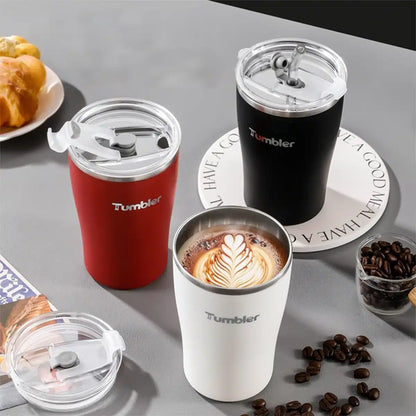 Mug Café Isolé en Acier Inoxydable Double Paroi 500ML - vue 2