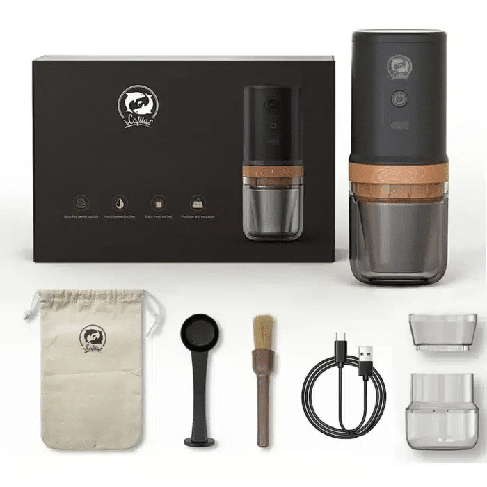 Goutteur de Café Portable en Acier Inoxydable Design Compact 300ML - vue 1