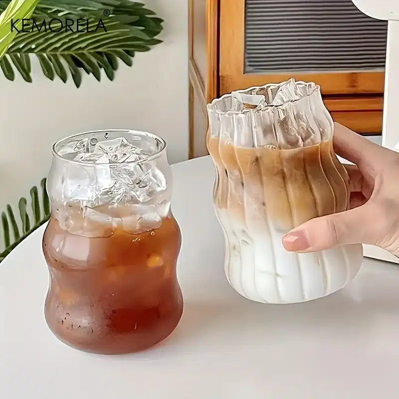 Verre à Latte en Verre Transparent Résistant à la Chaleur 300ML - vue 2