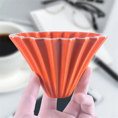 Goutteur de Café en Céramique Design Origami - Préparation Parfaite - vue 1