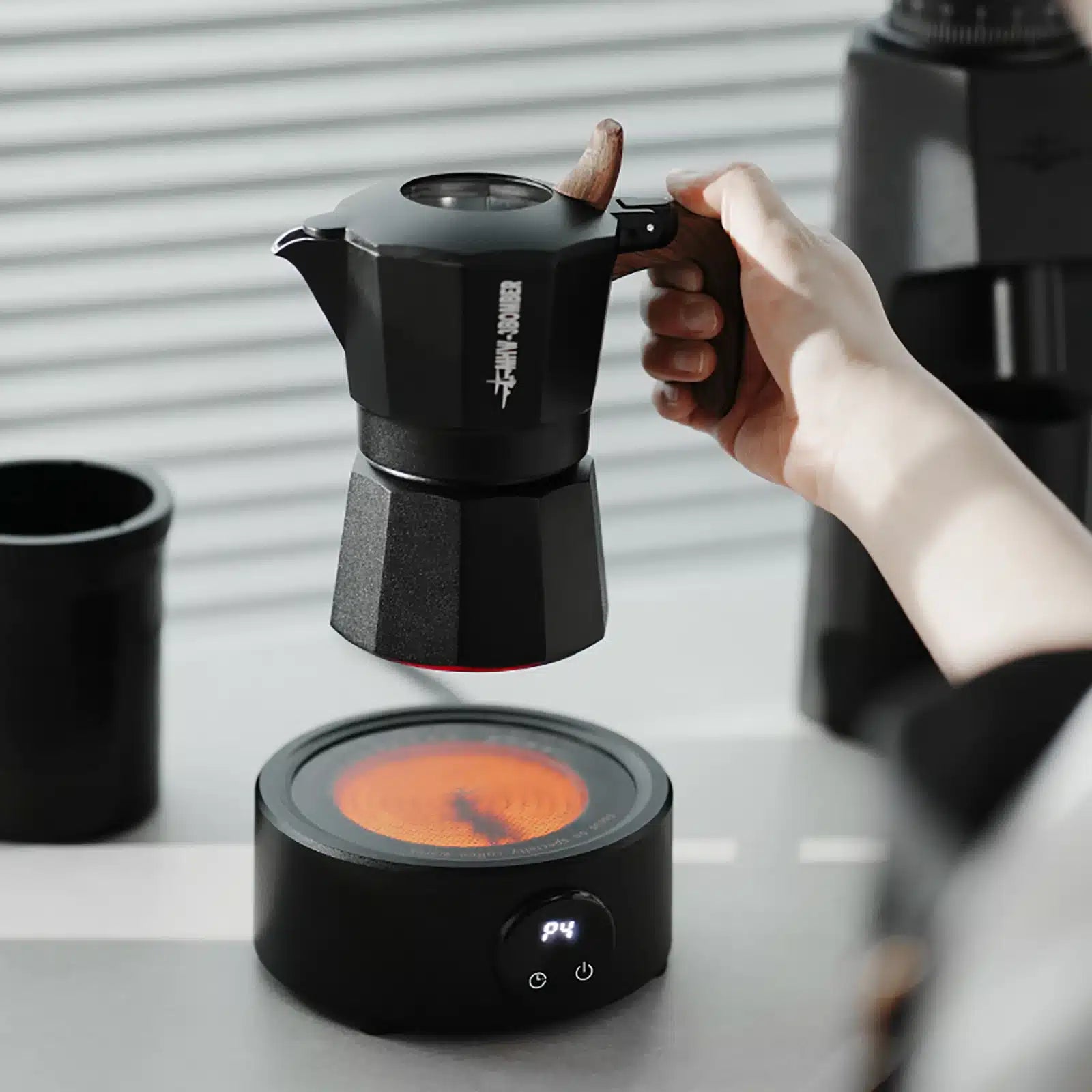 Mini Poêle Électrique à Café 800W - Chauffage Rapide et Uniforme - vue 3