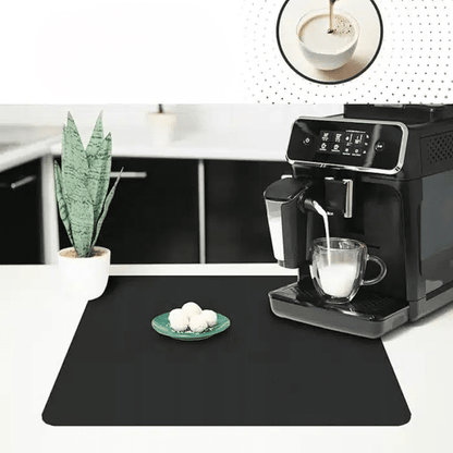 Tapis Absorbant Antidérapant en Silicone pour Préparation de Café 60x40CM - vue 4