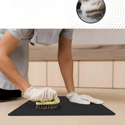 Tapis Absorbant Antidérapant en Silicone pour Préparation de Café 60x40CM - vue 3