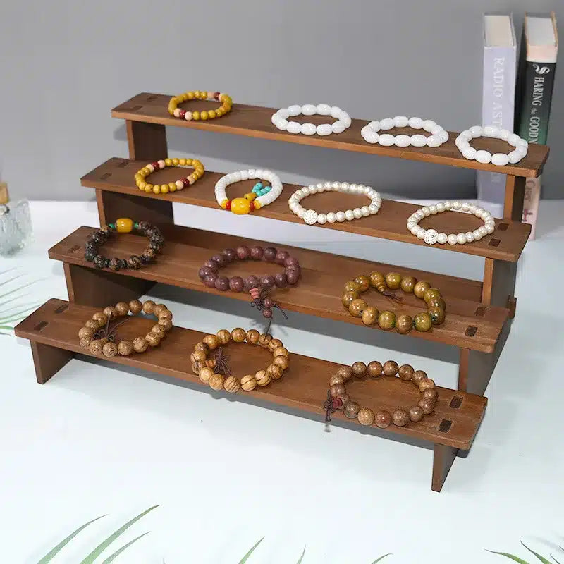Présentoir en Bois Élégant pour Accessoires de Café - Design Moderne - vue 2