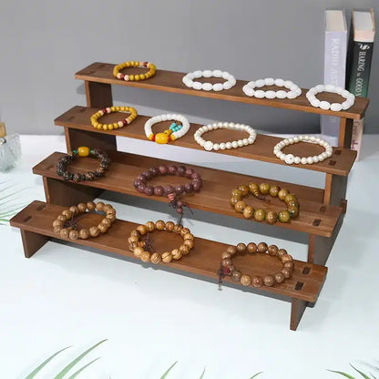 Présentoir en Bois Élégant pour Accessoires de Café - Design Moderne - vue 2