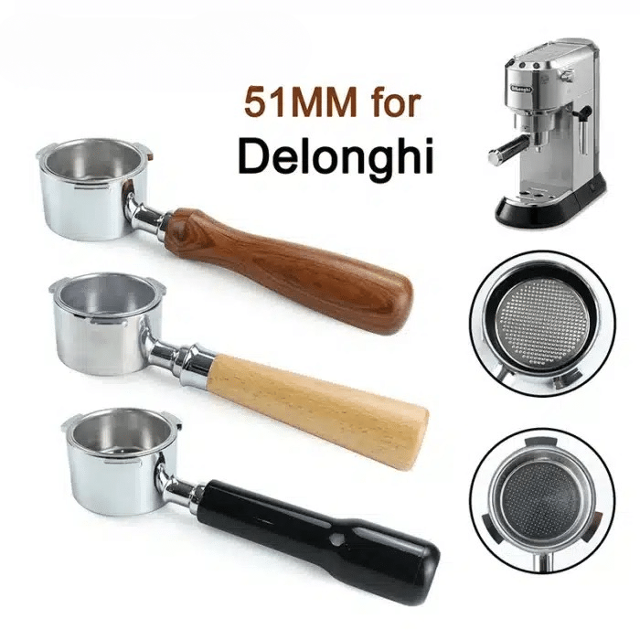Porte-Filtre à Café 51MM pour Delonghi EC680/EC685 - Transparent - vue 1