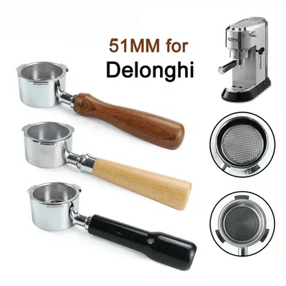 Porte-Filtre à Café 51MM pour Delonghi EC680/EC685 - Transparent - vue 1