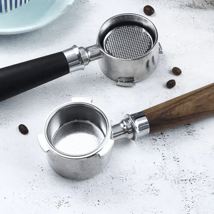 Porte-Filtre Delonghi en Acier Inoxydable 51MM avec 2 Oreilles - vue 1