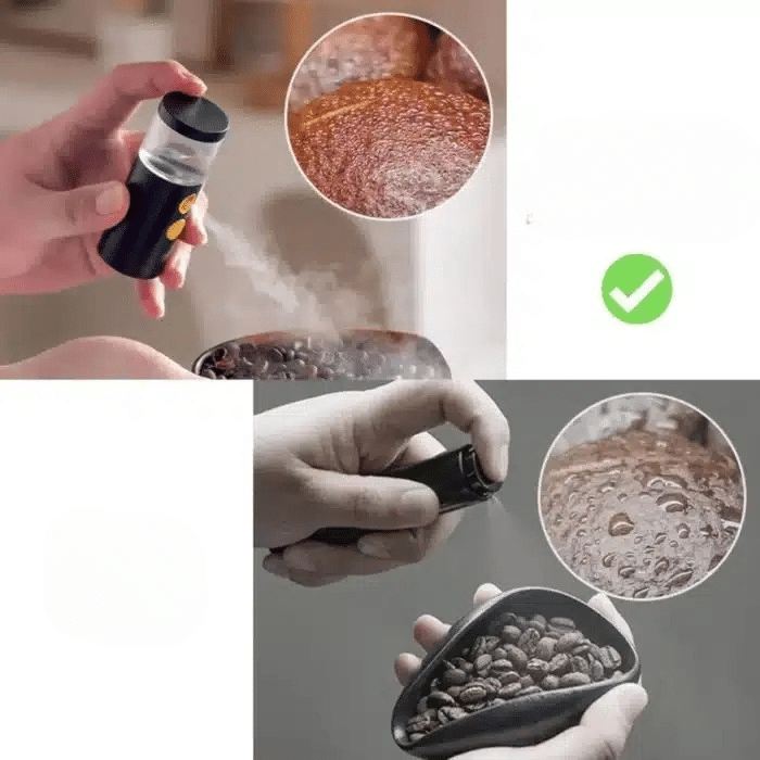 Réveil de Grains de Café en Acier Inoxydable avec Nano Pulvérisateur - vue 6