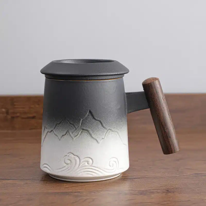 Tasse à Café Rétro en Céramique Élégante 250ML - vue 4
