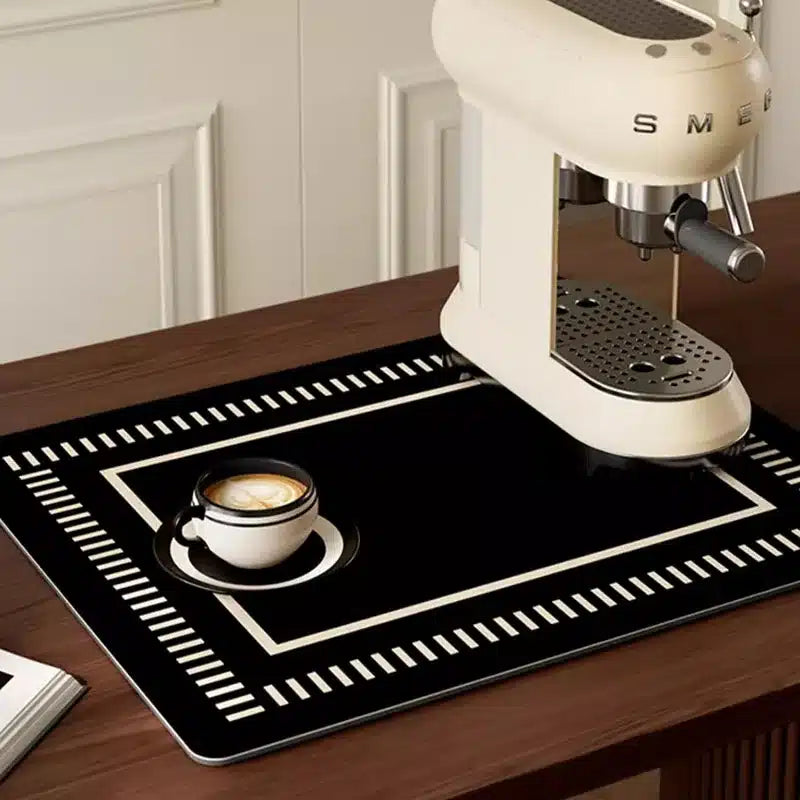 Tapis de Vidange Café en Silicone Haute Absorption 40x30CM - vue 2