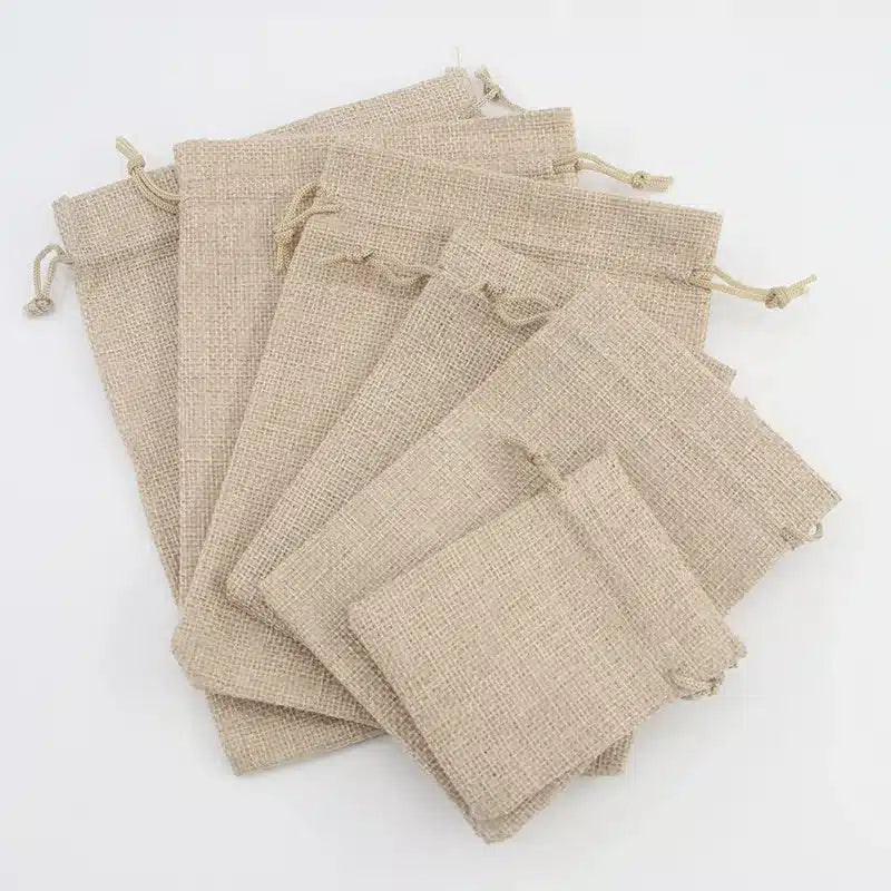 Sac en Toile de Jute Pratique pour Café 10x14cm - 20x30cm - vue 2