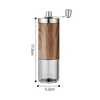 Moulin à Café Manuel en Bois Mécanisme en Céramique Finesse Réglable - vue 3