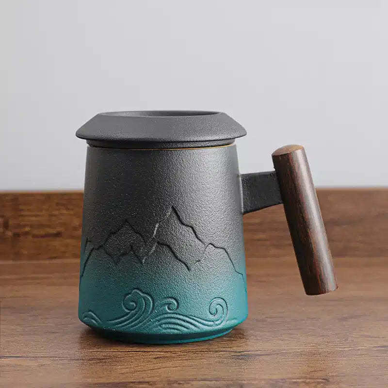 Tasse à Café Rétro en Céramique Élégante 250ML - vue 2