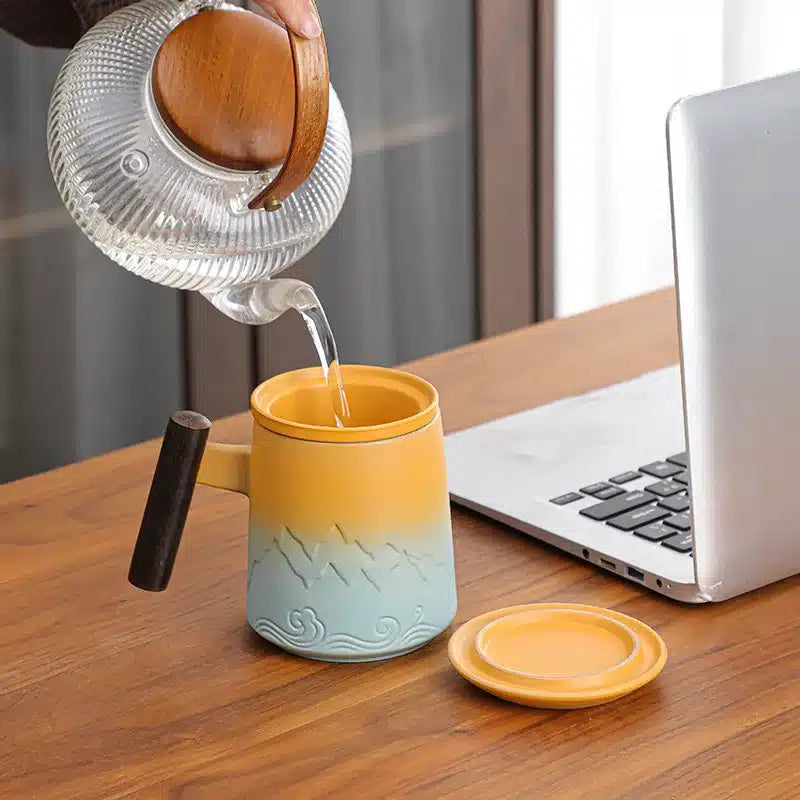 Tasse à Café Rétro en Céramique Élégante 250ML - vue 5