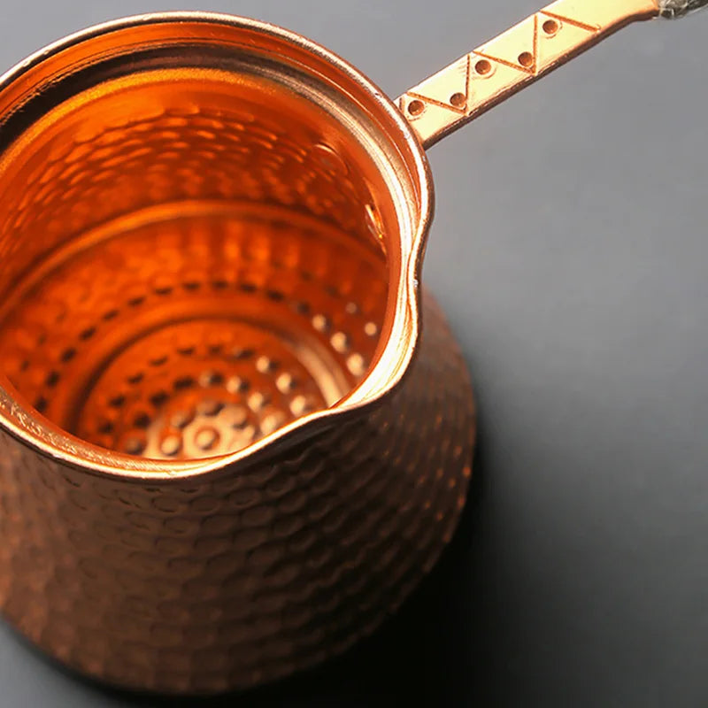 Pot à Café Turc en Cuivre Antique 400ML - vue 11