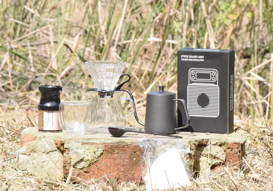 Coffret de Café de Luxe avec Broyeur et Marmite à Infusion