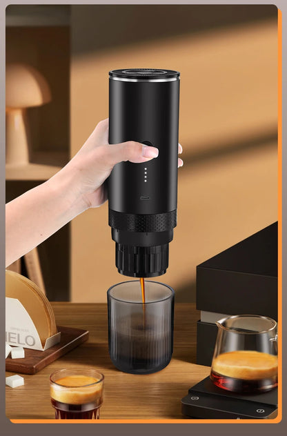 Machine à Café Portable Électrique 20 Bars - Compatible Capsules et Poudre - vue 8