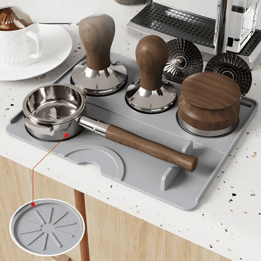 Tapis en Silicone Antidérapant pour Barista - Accessoire Café Essentiel - vue 1