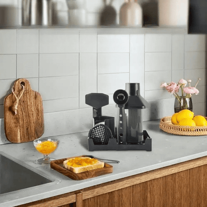Support de Rangement Aeropress en Bois avec Poignée Pratique - vue 2