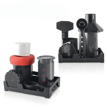 Support de Rangement Aeropress en Bois avec Poignée Pratique - vue 4