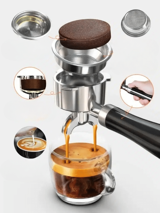Machine à Espresso Barista Express en Acier Inoxydable 19 Bars - vue 3