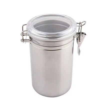 Boîte Hermétique en Acier Inoxydable pour Café et Aliments Secs 1L - vue 4