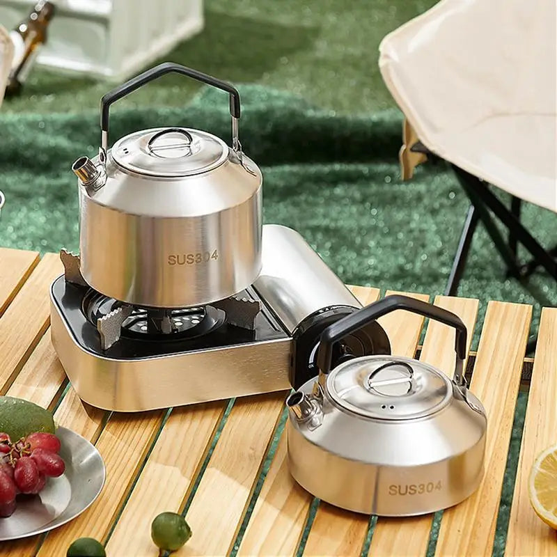 Bouilloire à Café de Camping en Acier Inoxydable 1.5L - vue 3