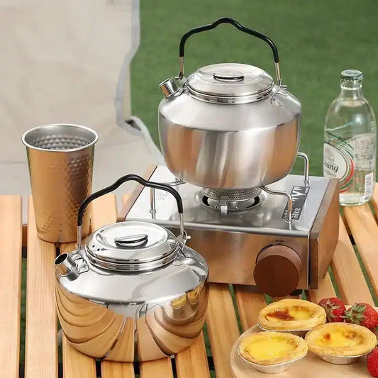 Bouilloire en Acier Inoxydable Pratique pour Pique-Nique 1.5L - vue 2