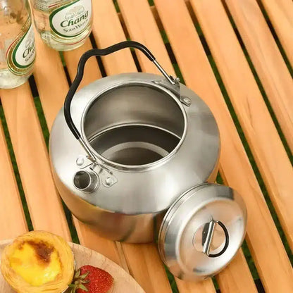 Bouilloire en Acier Inoxydable Pratique pour Pique-Nique 1.5L - vue 4